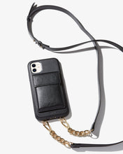 Load image into Gallery viewer, Tres Case Crossbody - Black, iPhone (11 / XR)