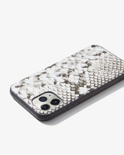 Load image into Gallery viewer, Gray Python Leather, iPhone 11 Pro / XS / X