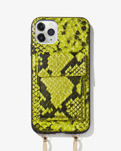 Load image into Gallery viewer, Tres Case Crossbody - Neon Green, iPhone 11 Pro Max / (XS Max)