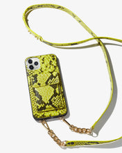 Load image into Gallery viewer, Tres Case Crossbody - Neon Green, iPhone 11 Pro Max / (XS Max)