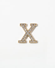 Load image into Gallery viewer, Clear Crystal Embellished Metal Alphabet Sticker
