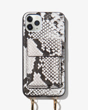 Load image into Gallery viewer, Tres Case Crossbody - Gray Python, iPhone 11 Pro Max / (XS Max)
