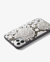 Load image into Gallery viewer, Gray Python Leather, iPhone 11 Pro Max / (XS Max)
