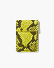 Load image into Gallery viewer, Wallet Sticker - Neon Green Python

